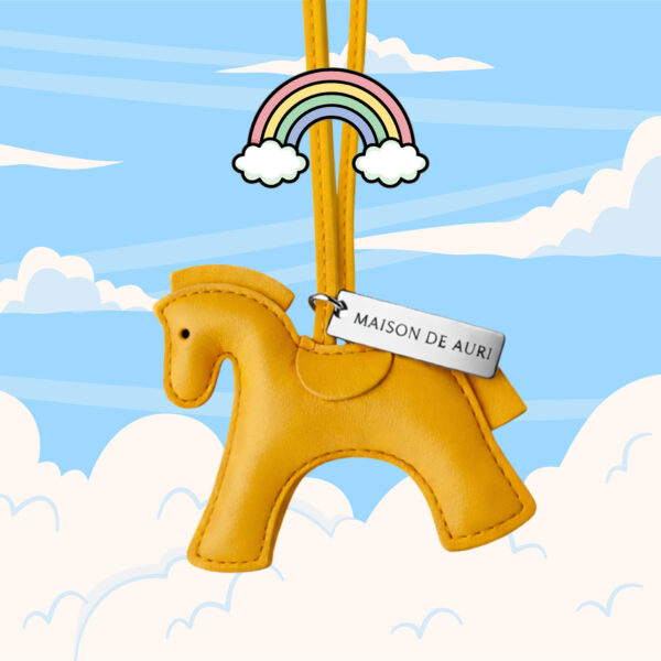 CHARM LUCKY HORSE : YELLOW